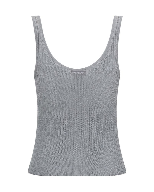 Metallic Knit Top