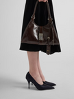 Blue Satin Pumps
