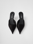 Black Satin Sabot