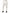 White Nylon Tapered Dress Men Pants