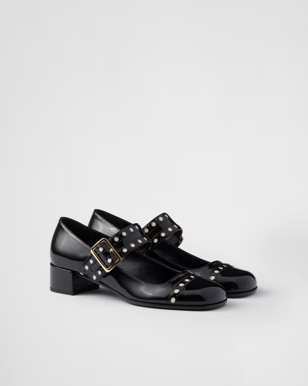 Black Patent leather Mary Jane pumps