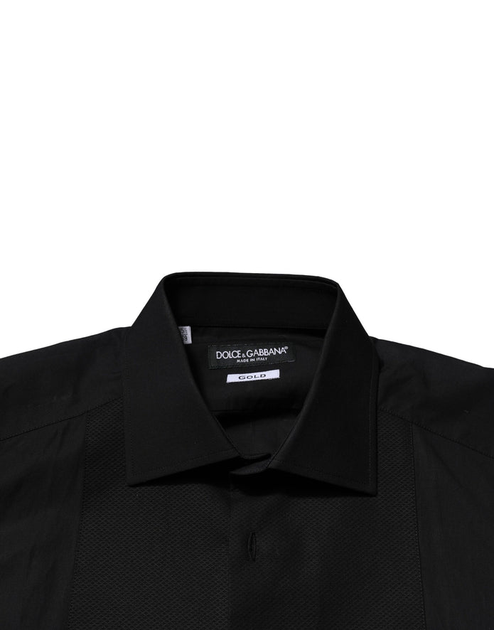 Black GOLD Long Sleeves Dress Formal Shirt
