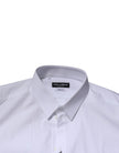 White GOLD Long Sleeves Dress Formal Shirt
