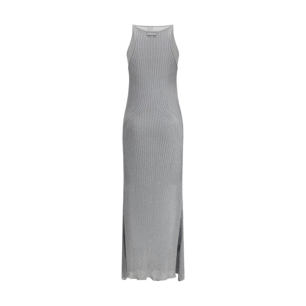 Metallic knit long Dress