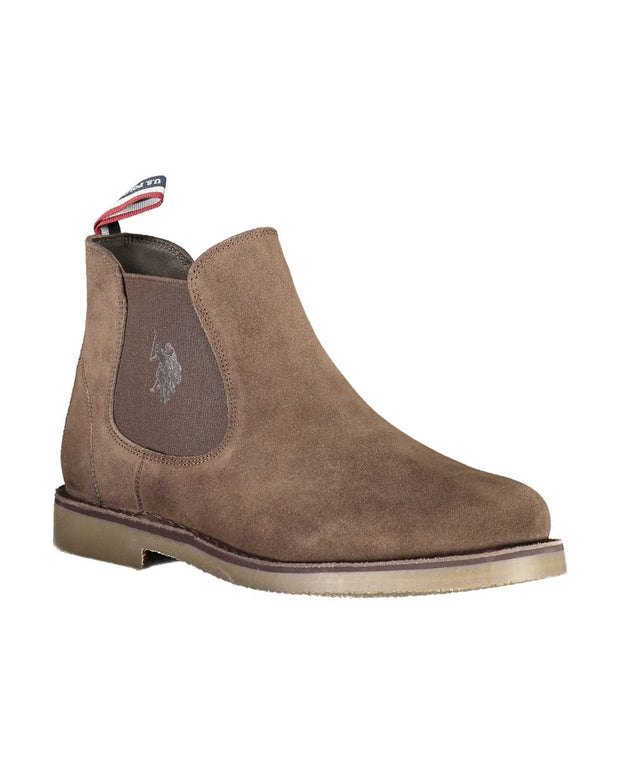 Brown Leather Men Boot