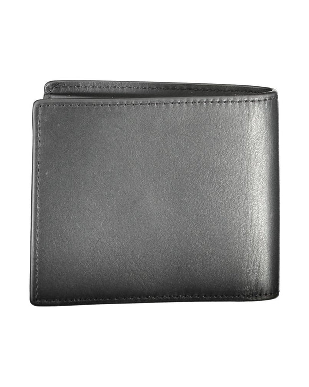 Black Leather Men Wallet