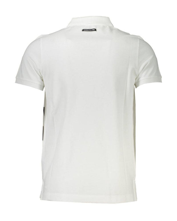 White Cotton Men Polo