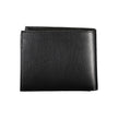 Chic Black Leather Dual-Compartment Wallet