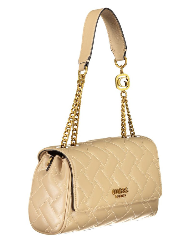 Beige Polyethylene Handbag