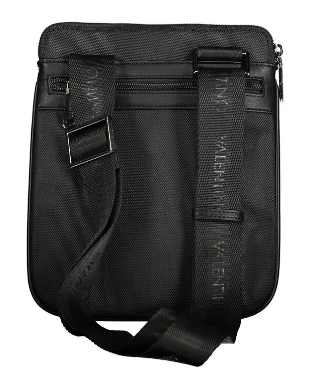Black Polyester Shoulder Bag