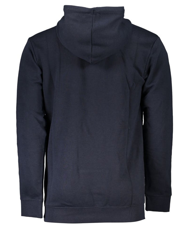 Blue Cotton Men Sweater