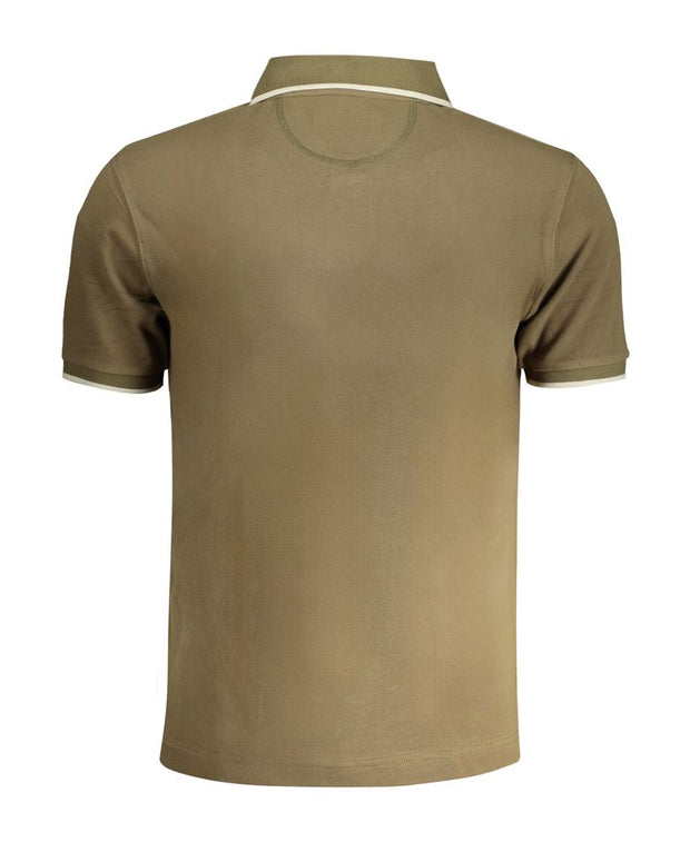 Green Cotton Polo Shirt