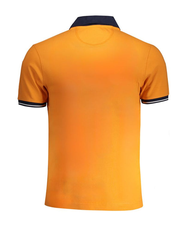 Orange Cotton Polo Shirt