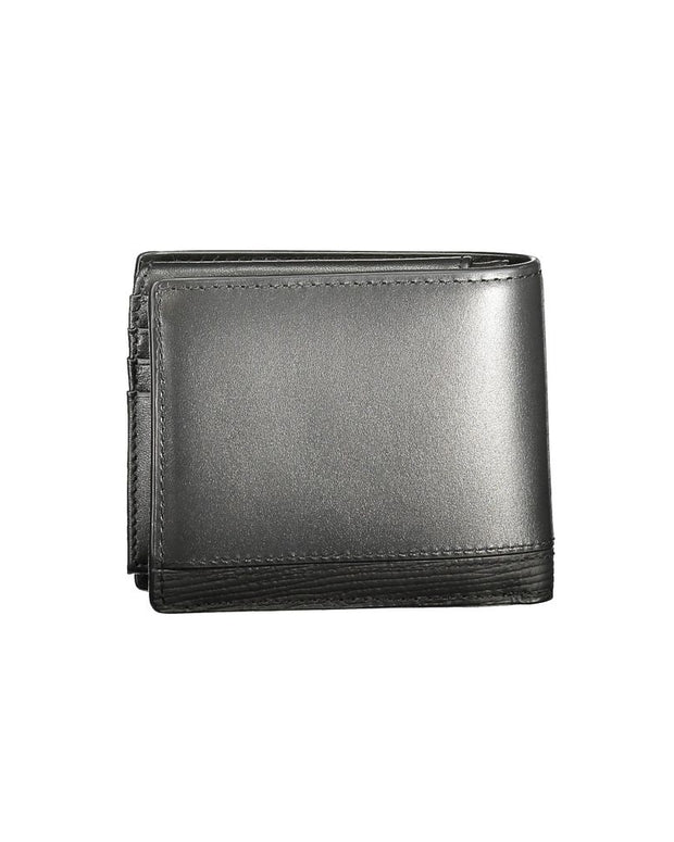 Black Leather Men Wallet