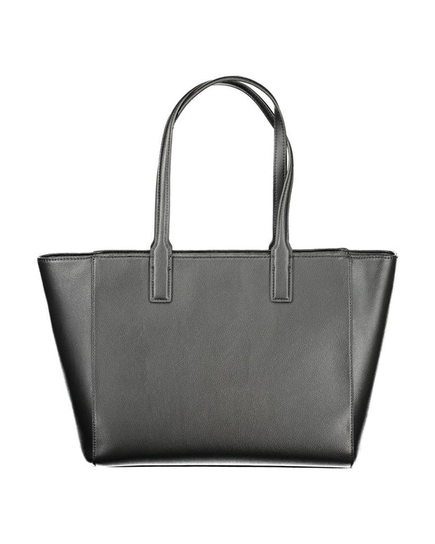 Black Recycled Polyester Women Handbag