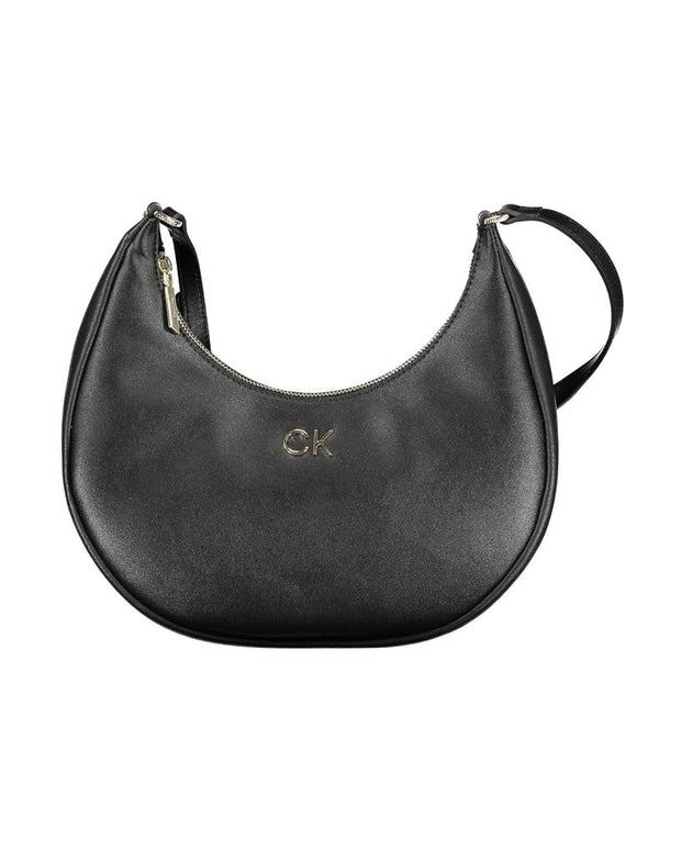 Black Recycled Polyester Women Handbag
