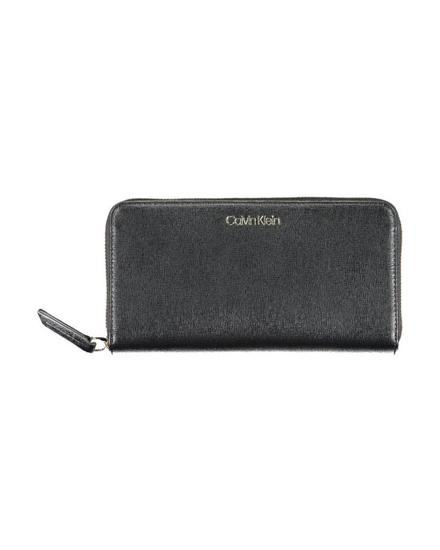 Black Polyethylene Women Wallet