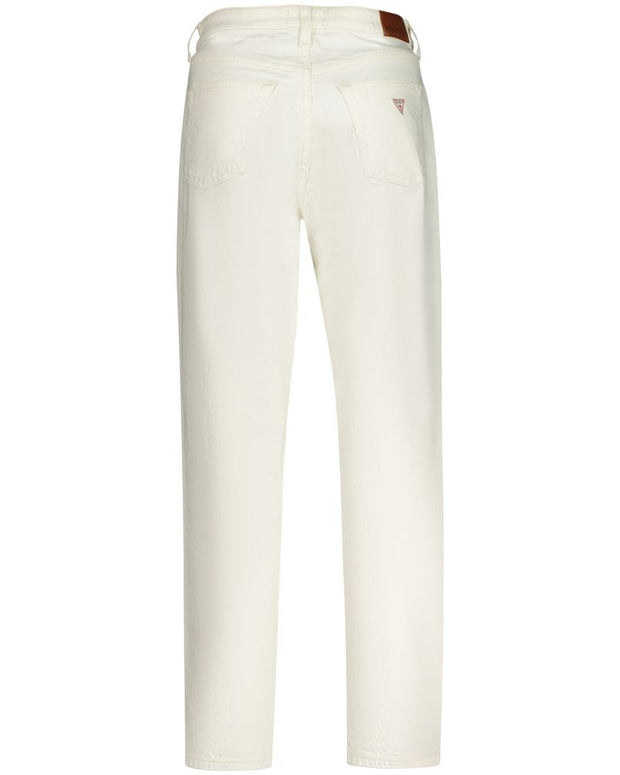 White Cotton Women Jean