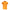 Orange Cotton Men Polo Shirt