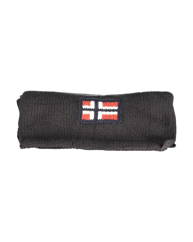 Black Marabou Men Scarf