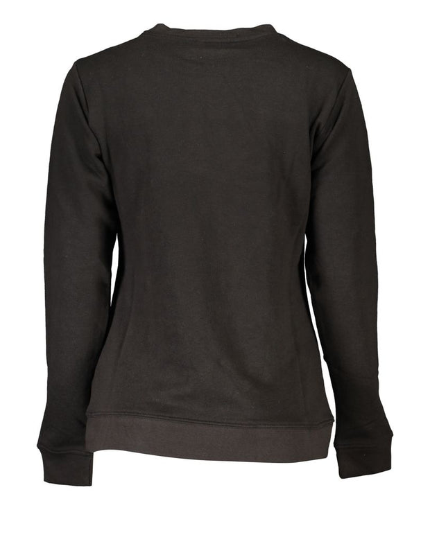 Black Cotton Women Sweater