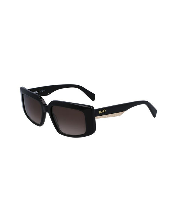 Black Acetate Women Sunglasses