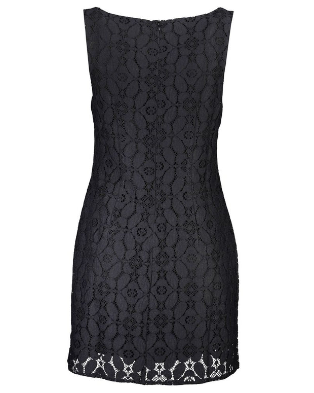 Black Polyester Women Dress