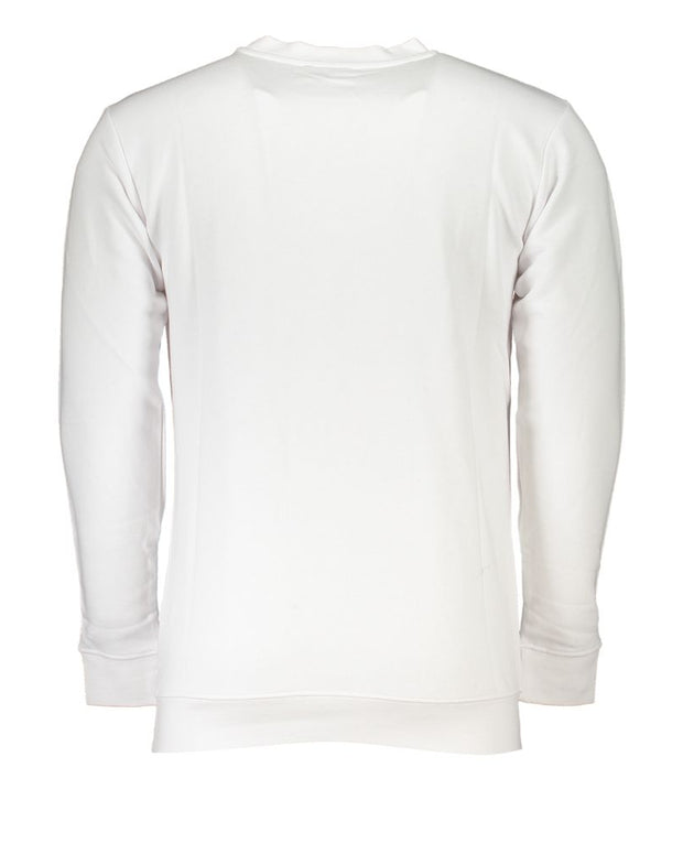White Cotton Men Sweater