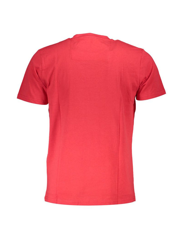 Red Cotton Men T-Shirt