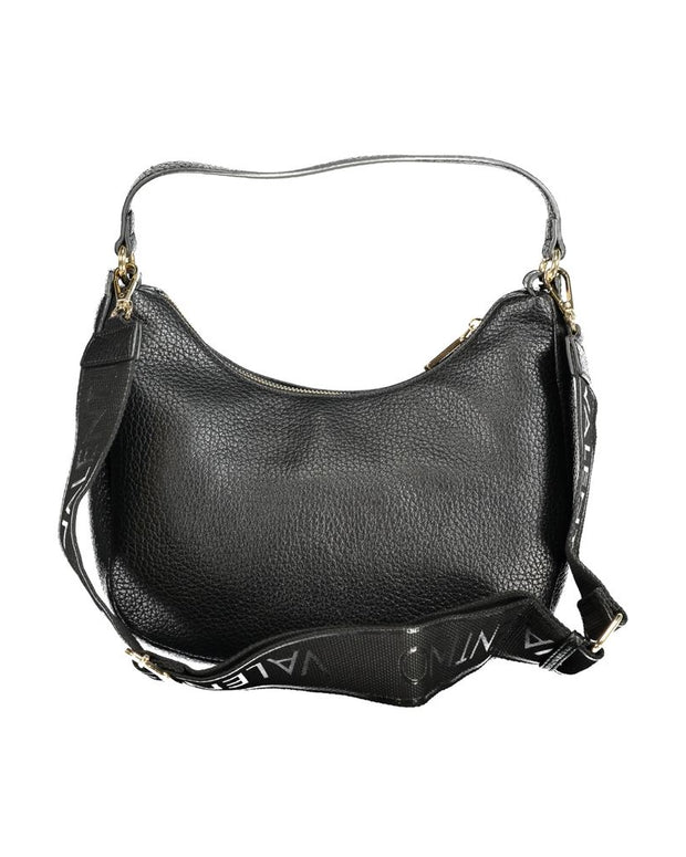 Black Polyethylene Women Handbag