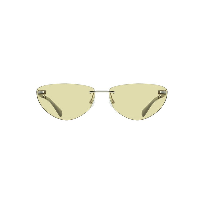 Green Metal Women Sunglass