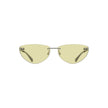 Green Metal Women Sunglass