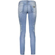 Light Blue Cotton Women Jeans
