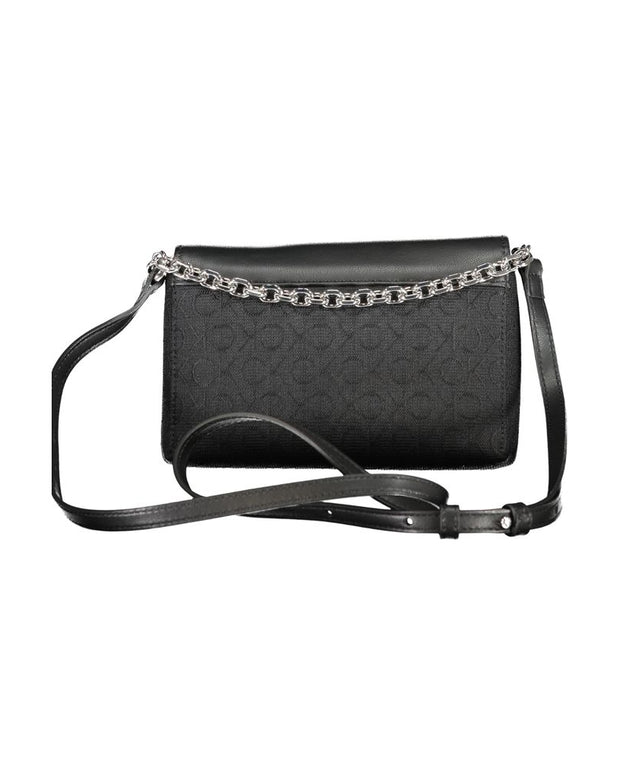 Black Polyester Handbag