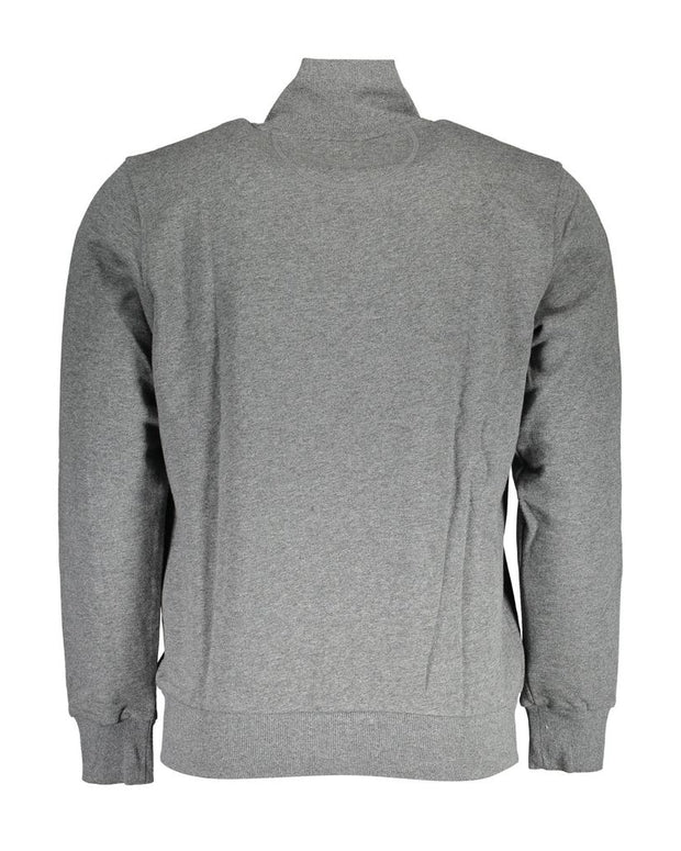 Gray Cotton Men Sweater
