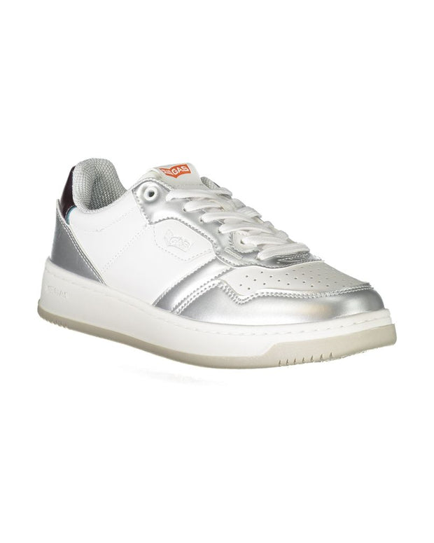 White Polyester Sneaker