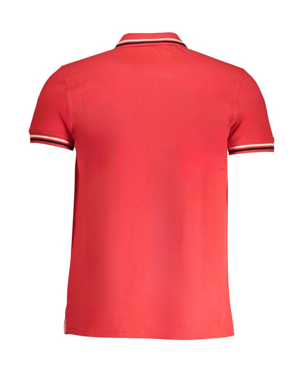 Red Cotton Polo Shirt