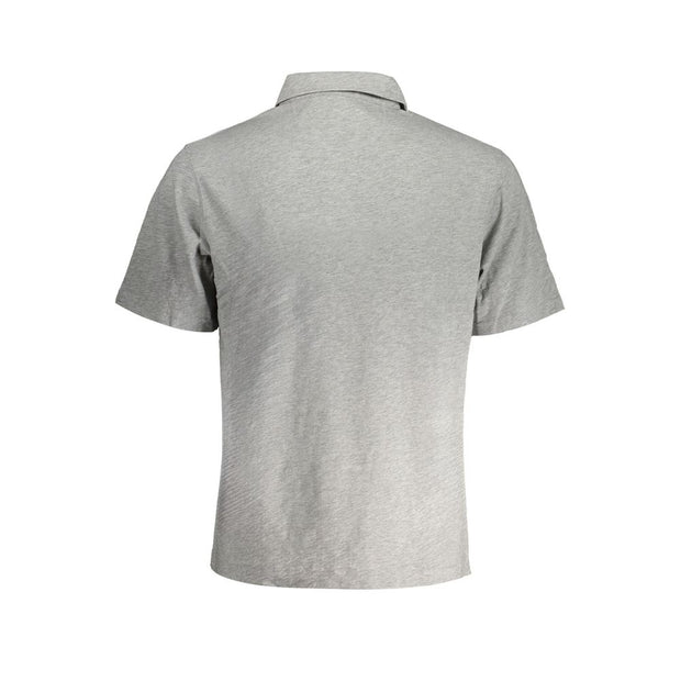 Brown Cotton Men Polo Shirt
