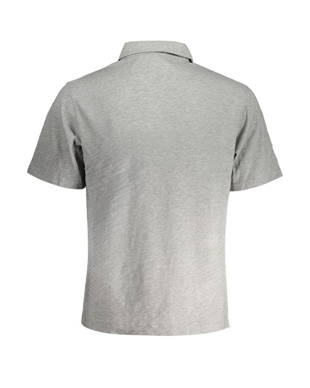 Brown Cotton Men Polo Shirt