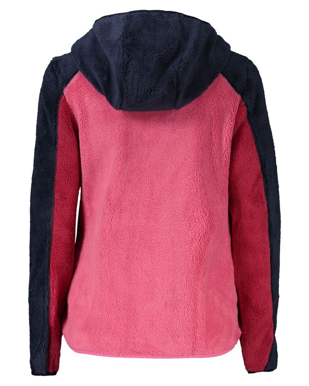 Pink Polyester Women Jacket