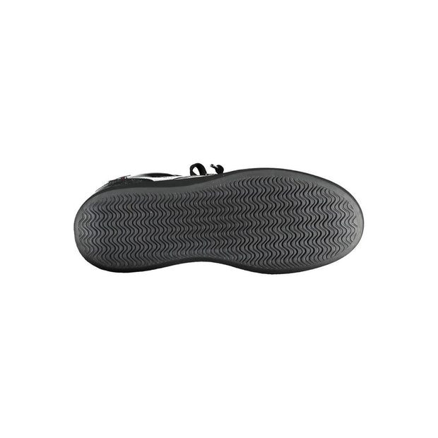 Black Polyester Women Sneaker