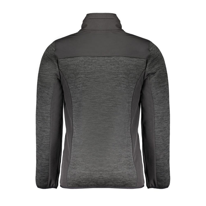 Black Polyester Men's Sports Jacket