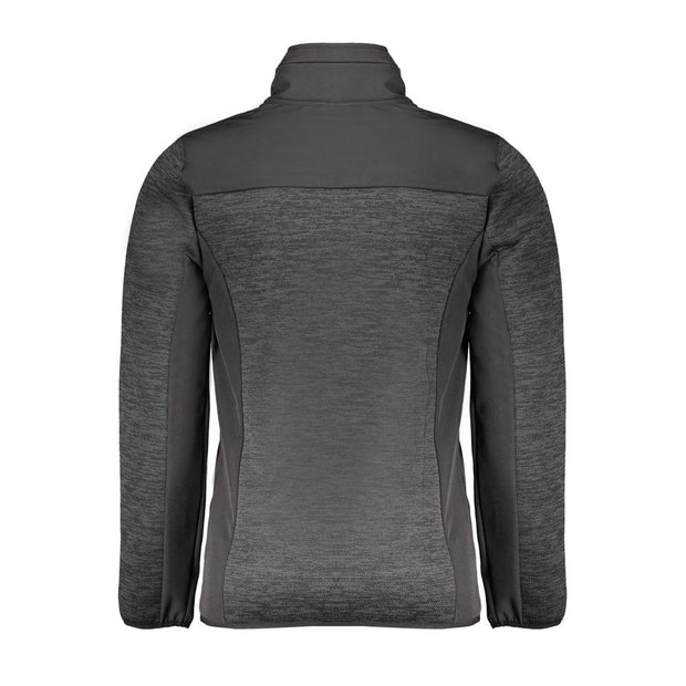 Black Polyester Men's Sports Jacket