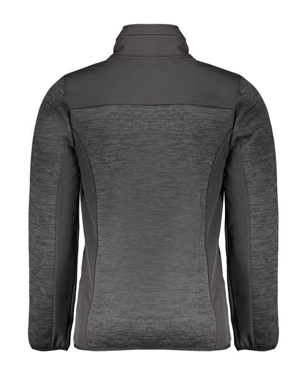 Black Polyester Men's Sports Jacket