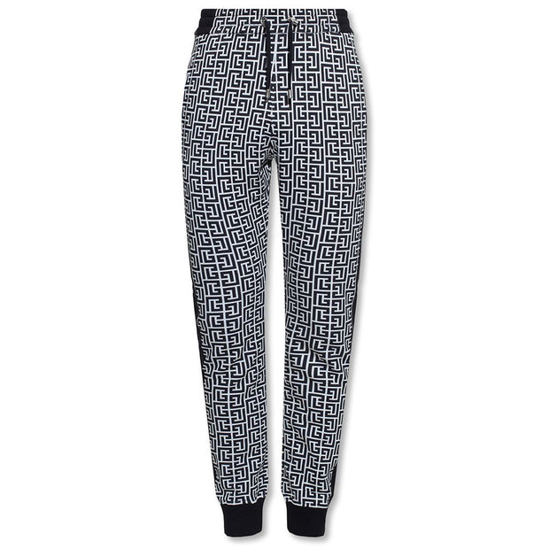 Black Cotton Jeans & Pant