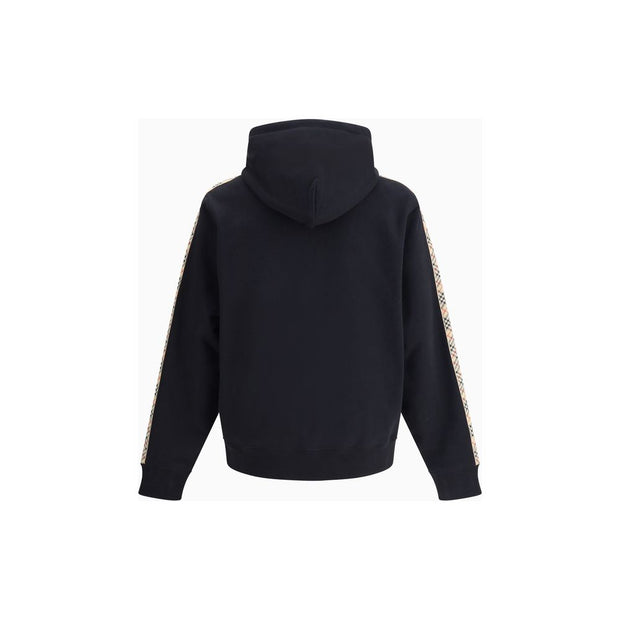 Check trim Hoodie