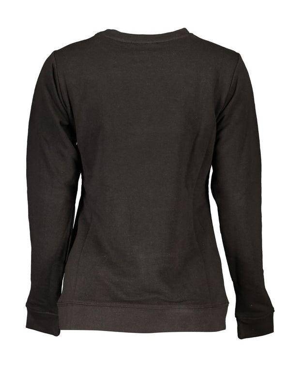 Black Cotton Women Sweater