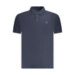 Blue Cotton Polo Shirt