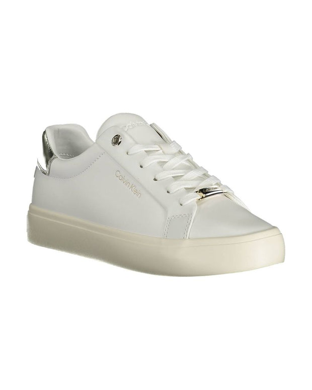 White Leather Women Sneaker