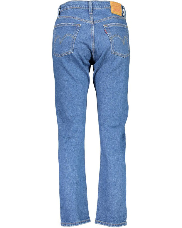 Blue Cotton Jeans & Pant